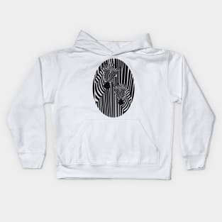 Zebra pattern Kids Hoodie